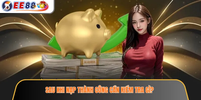 Sau khi nạp thành công cần kiểm tra gì?